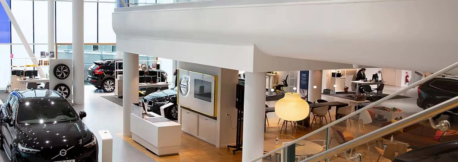 Intérieur d'un véhicule de luxe